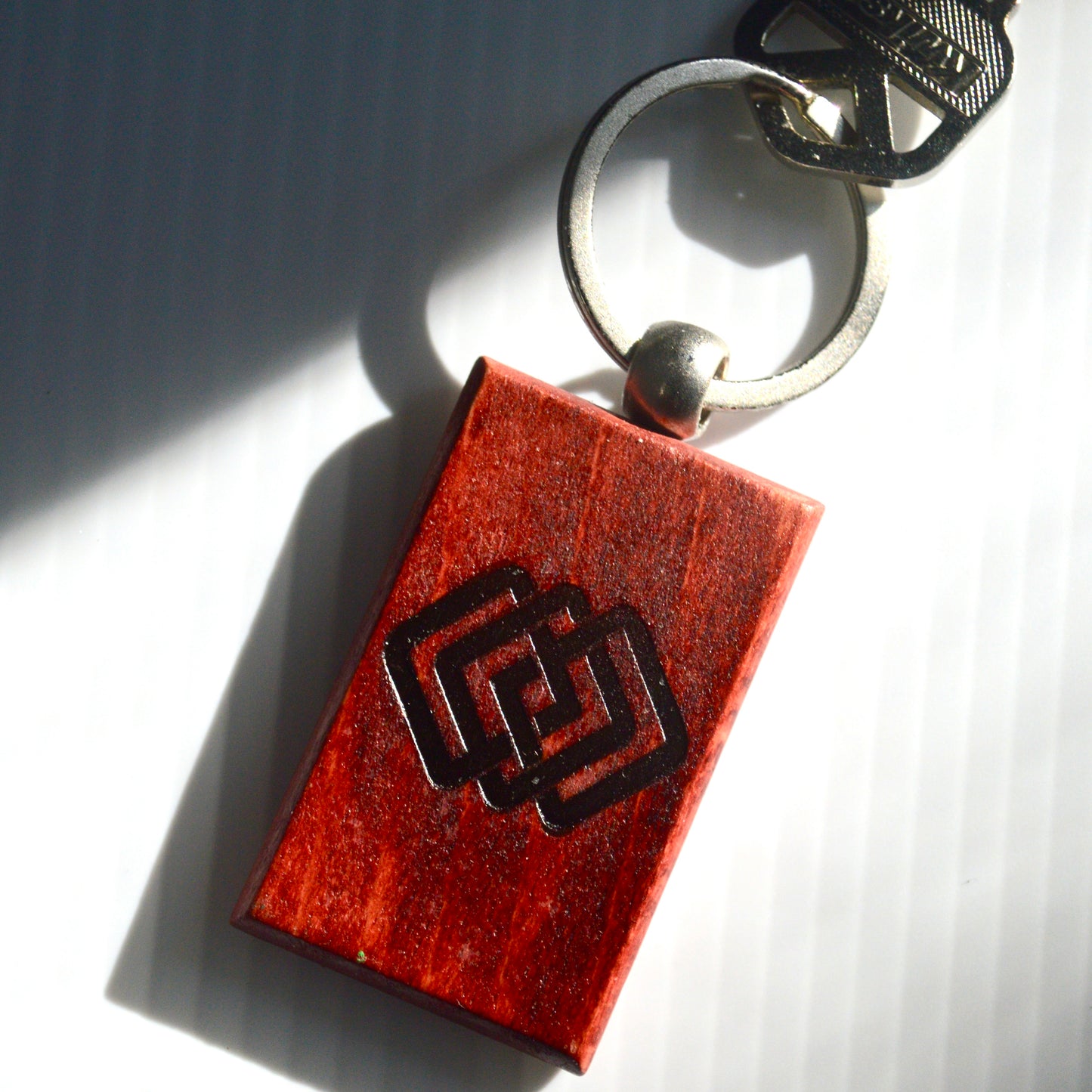 Brick Wood Keychain - RECTANGLE