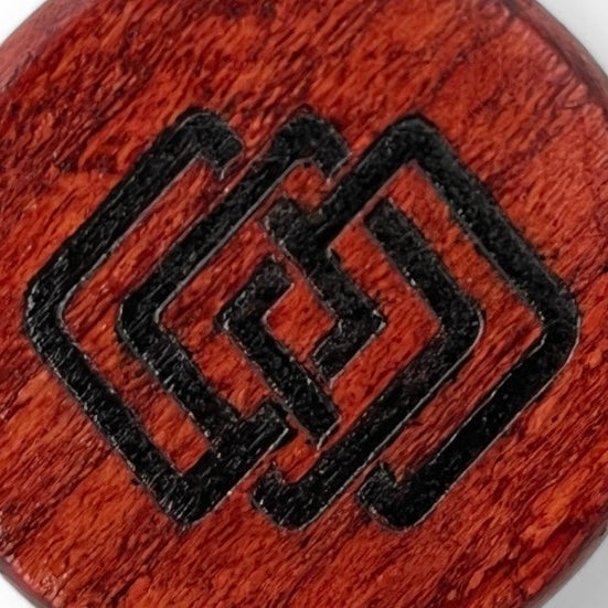 Brick Wood Keychain - RECTANGLE