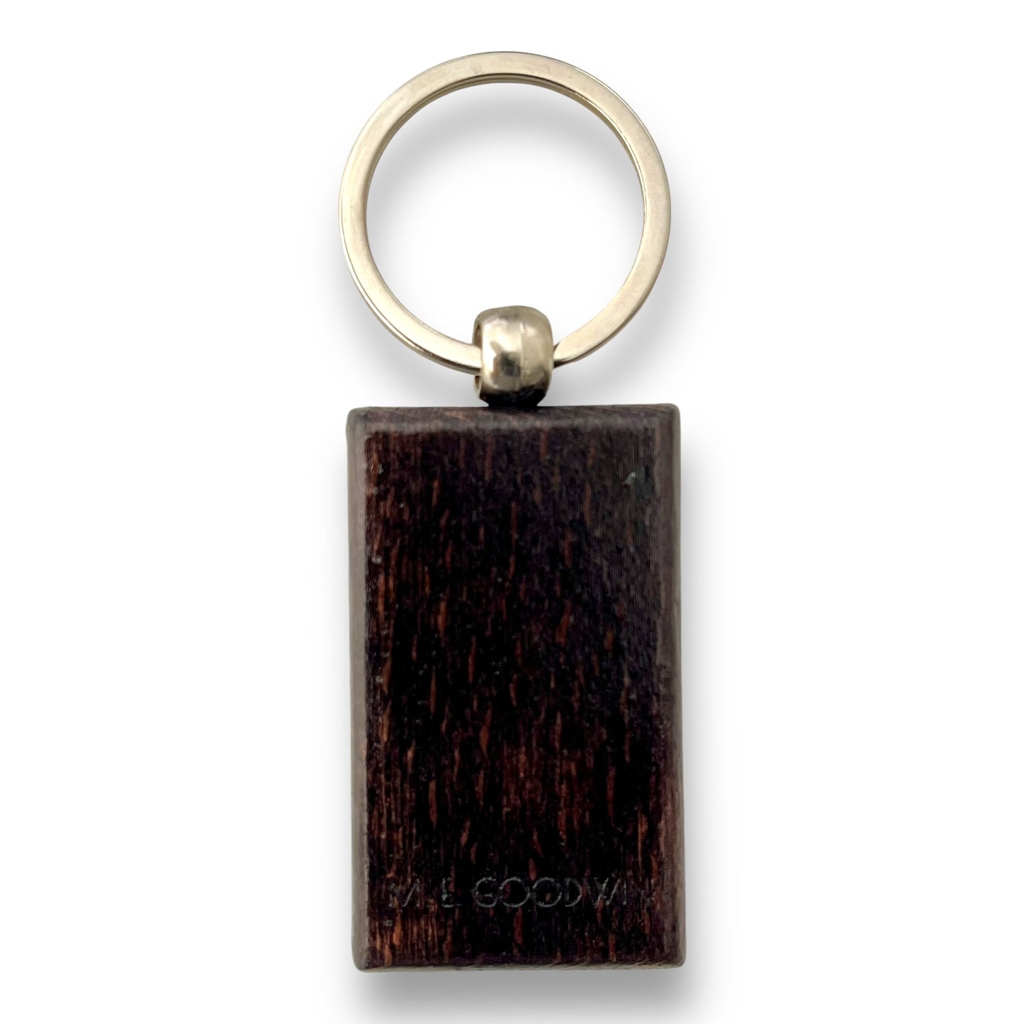 Mantilla Black Wood Keychain - RECTANGLE
