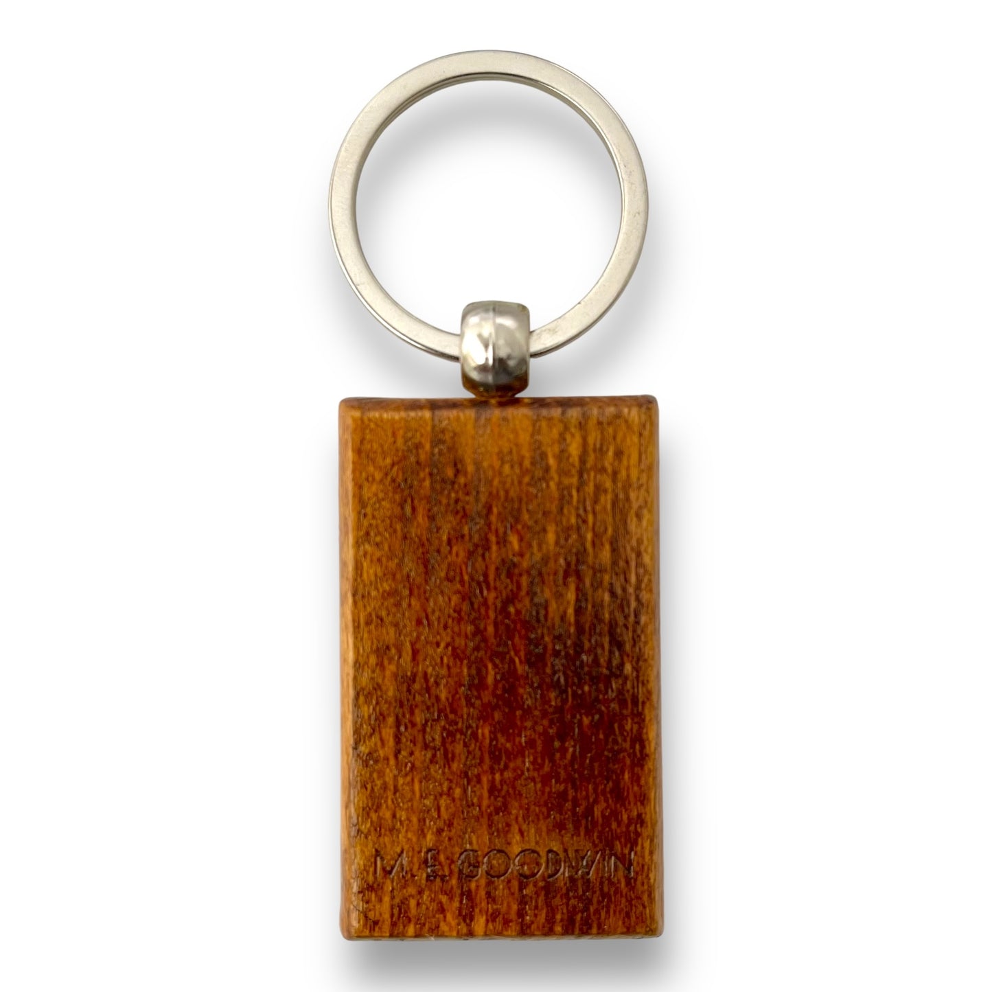 Caramel Wood Keychain-RECTANGLE