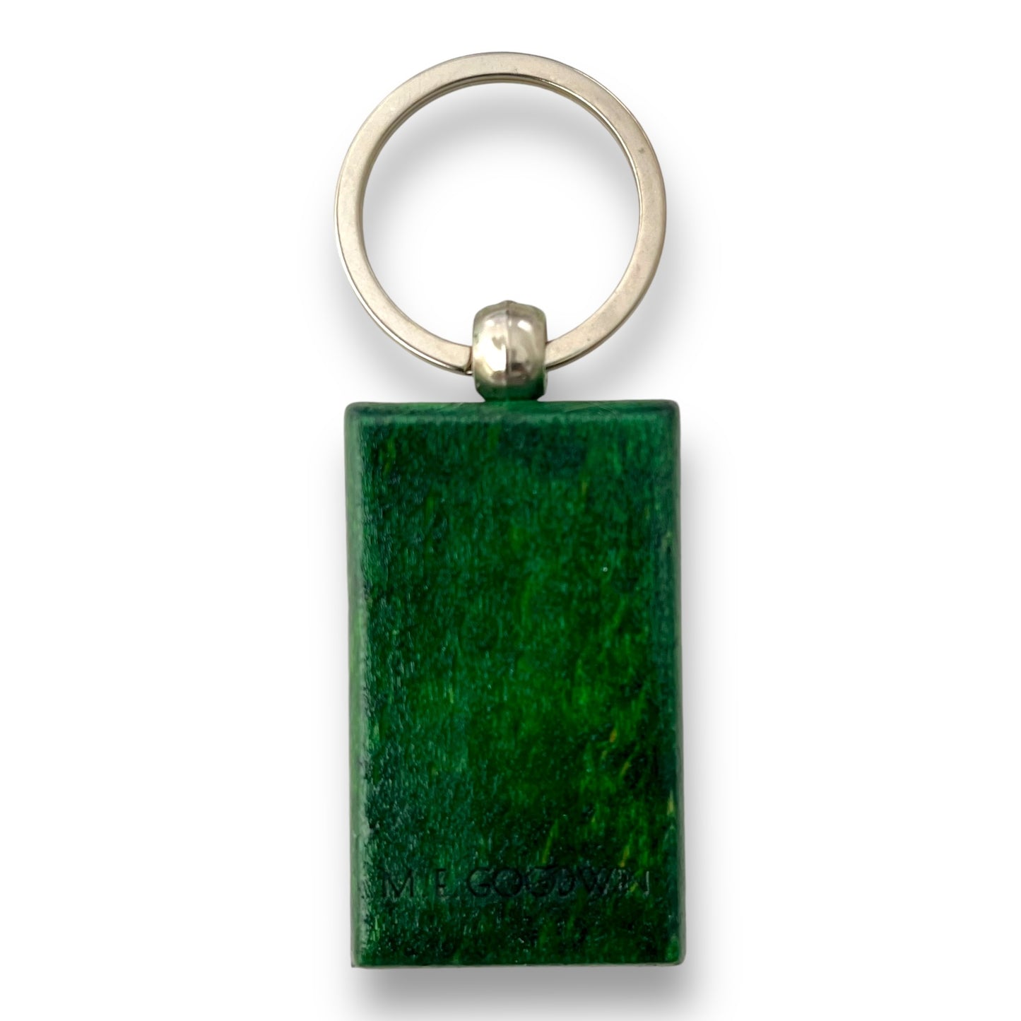 Evergreen Wood Keychain-RECTANGLE