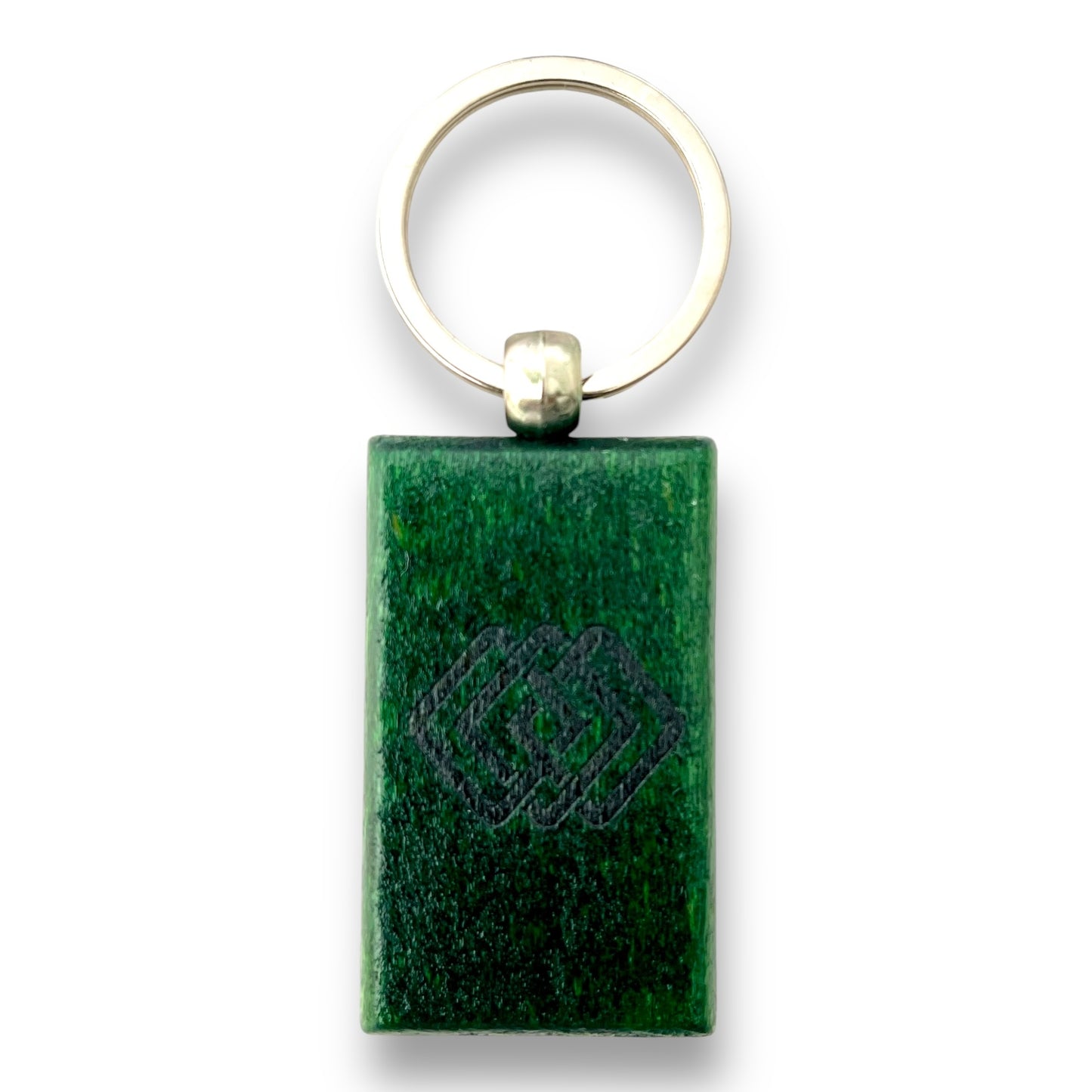 Evergreen Wood Keychain-RECTANGLE