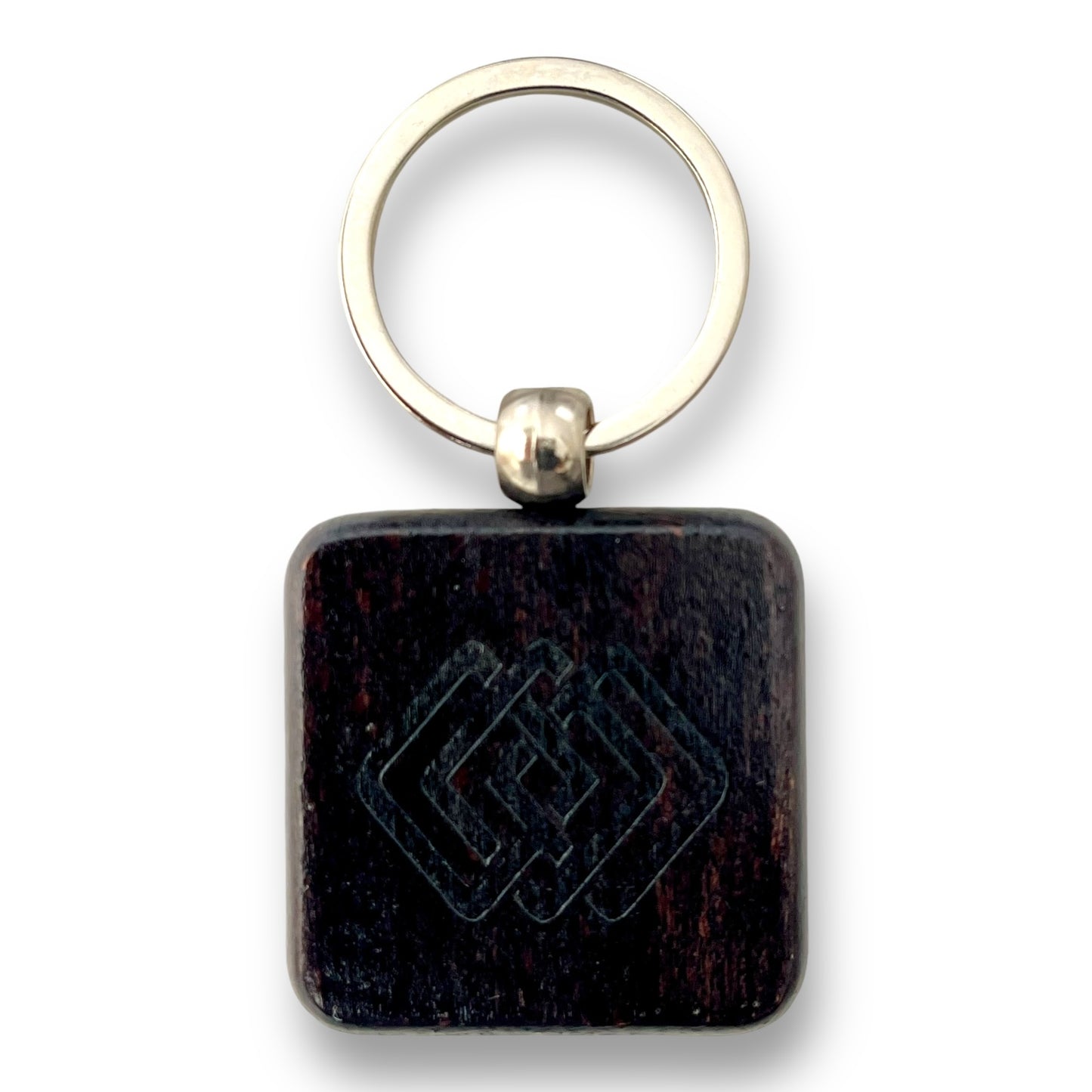 Mantilla Black Wood Keychain - SQUARE