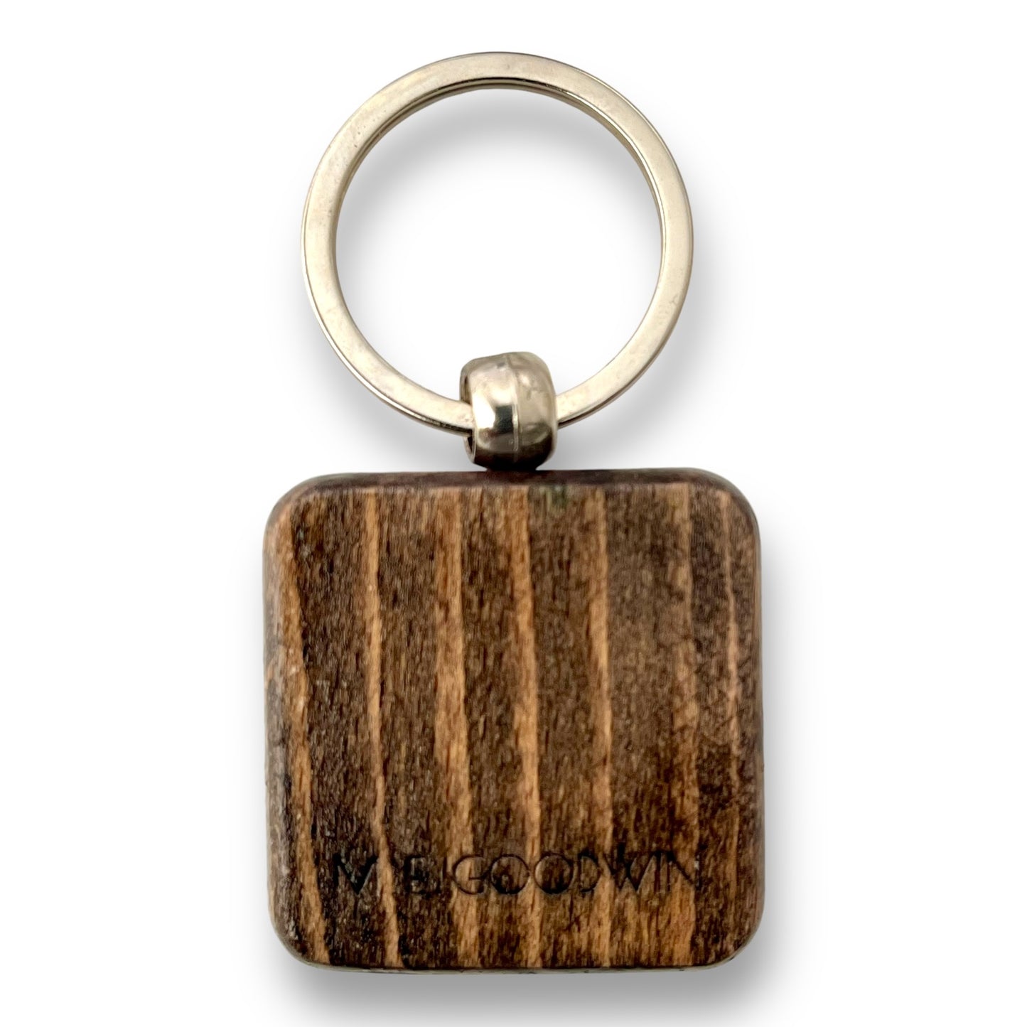 Slate Wood Keychain-SQUARE