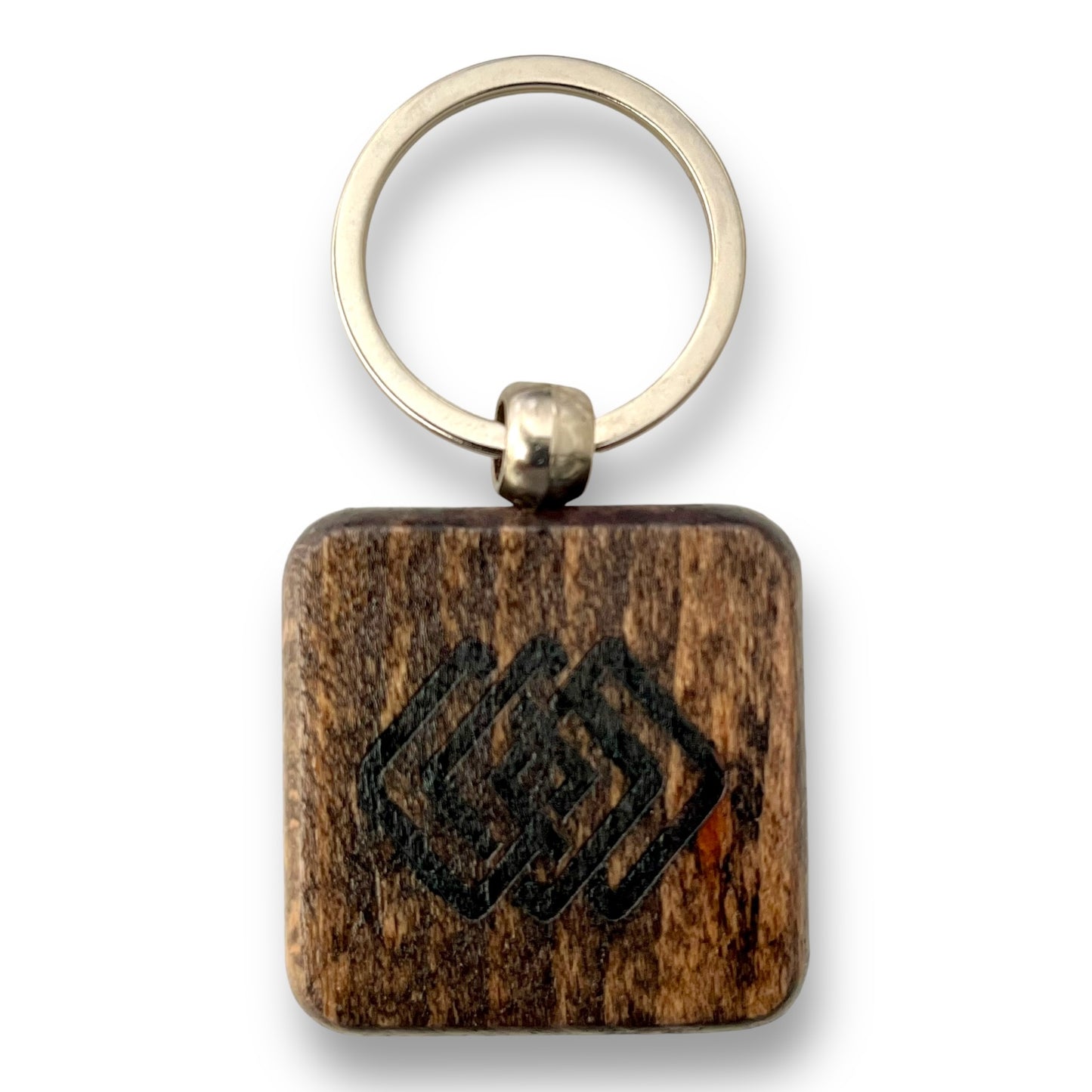Slate Wood Keychain-SQUARE